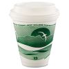 Horizon Hot/Cold Foam Drinking Cups, 12 oz, Green/White, 25/Bag, 40 Bags/Carton2