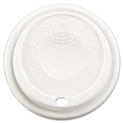 Cappuccino Dome Sipper Lids, Fits 12 oz to 24 oz Cups, White, 1,000/Carton1