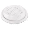 Optima Reclosable Lid, Fits 12 oz to 24 oz Foam Cups, White, 100 Pack, 10 Packs/Carton2