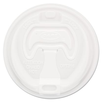 Optima Reclosable Lid, Fits 12 oz to 24 oz Foam Cups, White, 100/Pack1
