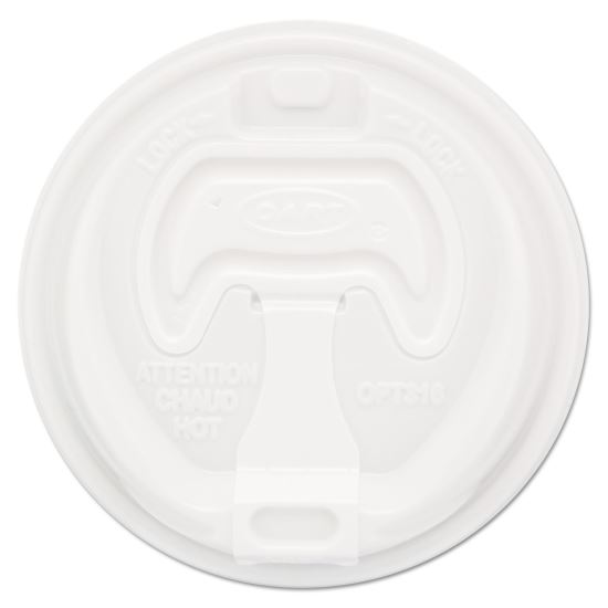 Optima Reclosable Lid, Fits 12 oz to 24 oz Foam Cups, White, 100/Pack1
