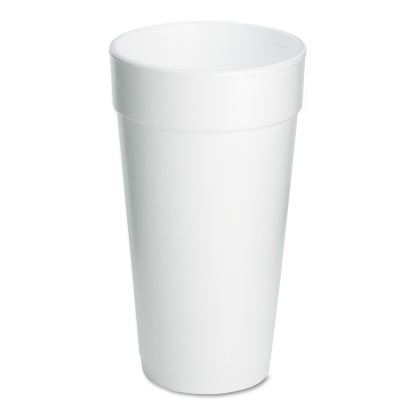 Foam Drink Cups, 20 oz, White, 500/Carton1