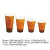 Fusion Escape Foam Hot/Cold Cups, 20 oz, Brown/Black, 500/Carton1