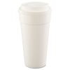 Foam Drink Cups, Hot/Cold, 24 oz, White, 25/Bag, 20 Bags/Carton2