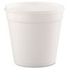 Foam Containers, 32 oz, White, 25/Bag, 20 Bags/Carton2