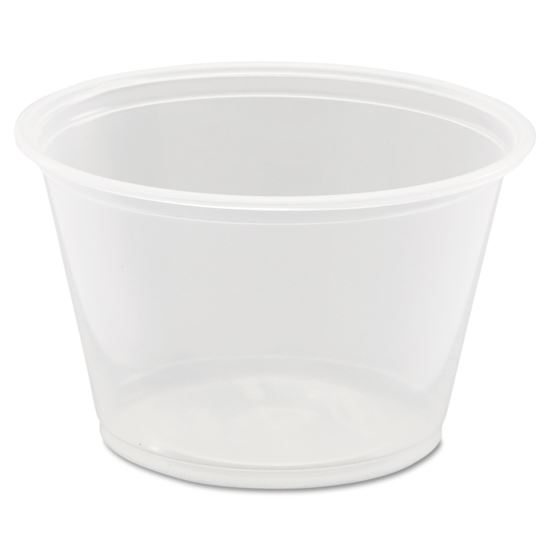 Conex Complements Portion/Medicine Cups, 4 oz, Clear, 125/Bag, 20 Bags/Carton1
