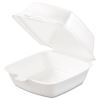 Foam Hinged Lid Containers, 5.38 x 5.5 x 2.88, White, 500/Carton2