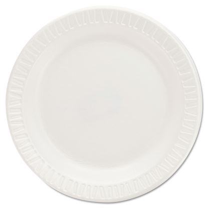 Quiet Classic Laminated Foam Dinnerware Plates, 6", White, 125/Pack, 8 Packs/Carton1