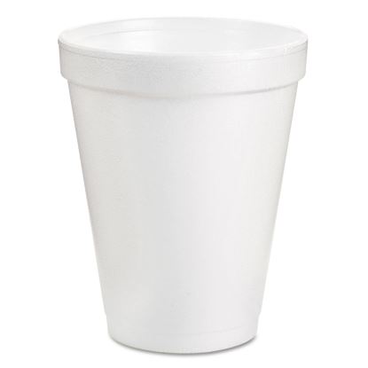 Foam Drink Cups, 8 oz, White, 25/Pack1