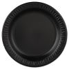 Quiet Classic Laminated Foam Dinnerware, Plate, 9" dia, Black, 125/Pack, 4 Packs/Carton1