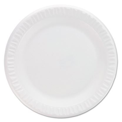 Concorde Non-Laminated Foam Plates, 9" dia, White, 125/Pack1