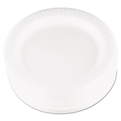 Quiet Classic Laminated Foam Dinnerware, Plate, 9" dia, White, 125/Pack, 4 Packs/Carton1
