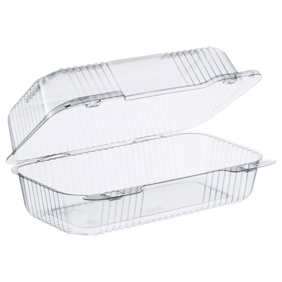 StayLock Clear Hinged Lid Containers, 5.4 x 9 x 3.5, Clear, 250/Carton1