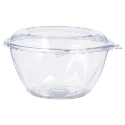 Tamper-Resistant, Tamper-Evident Bowls with Dome Lid, 32 oz, 7" Diameter x 3.4"h, Clear, 150/Carton1