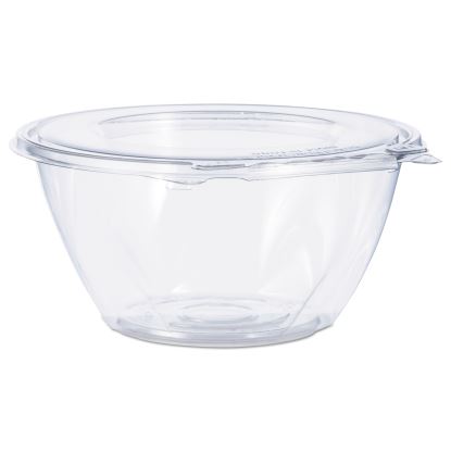 Tamper-Resistant, Tamper-Evident Bowls with Flat Lid, 32 oz, 7" Diameter x 3.2"h, Clear, 150/Carton1