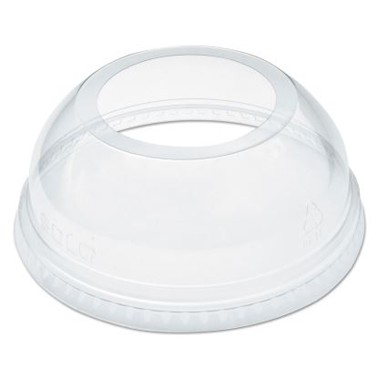 Open-Top Dome Lid, Fits 16 oz to 24 oz Plastic Cups, Clear, 1.9" Dia Hole, 1,000/Carton1