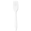 Style Setter Mediumweight Plastic Forks, White, 1000/Carton1