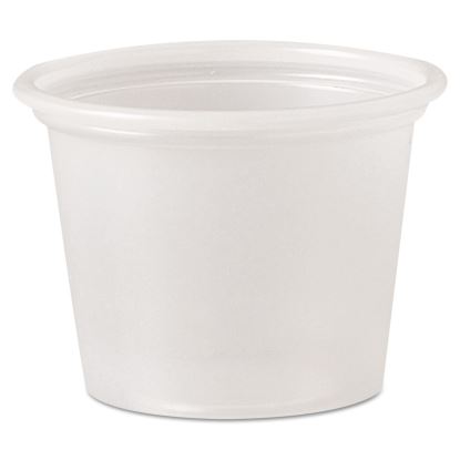 Polystyrene Portion Cups, 1 oz, Translucent, 2,500/Carton1