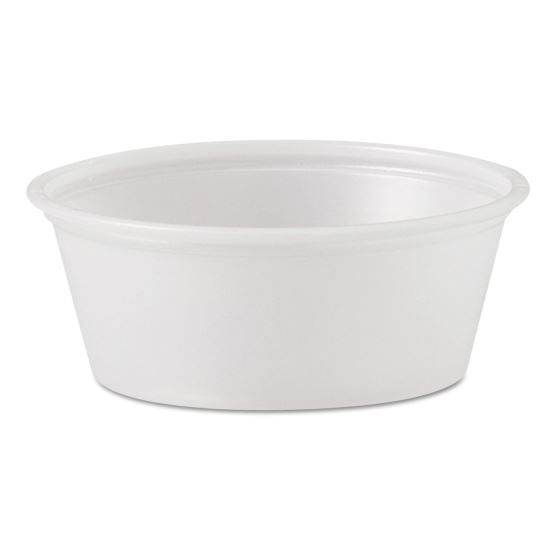 Polystyrene Portion Cups, 1.5 oz, Translucent, 2,500/Carton1