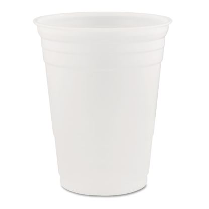 Conex Translucent Plastic Cold Cups, 16 oz, 50/Sleeve, 20 Sleeves/Carton1