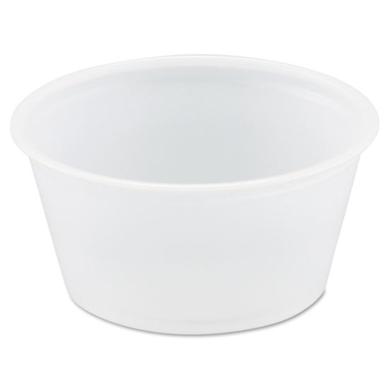 Polystyrene Portion Cups, 2 oz, Translucent, 250/Bag, 10 Bags/Carton1