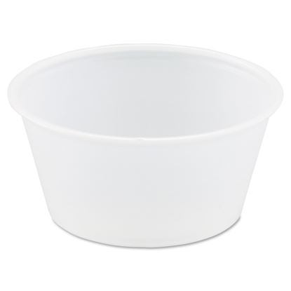 Polystyrene Portion Cups, 3.25 oz, Translucent, 250/Bag, 10 Bags/Carton1