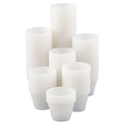 Polystyrene Portion Cups, 4 oz, Translucent, 250/Bag, 10 Bags/Carton1