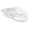 PresentaBowls Bowl/Lid Combo-Paks, 24 oz, 7.25" Diameter x 2.38"h, Clear, 63/Pack, 2 Pack/Carton1