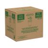 Bare Eco-Forward RPET Cold Cups, 12 oz to 14 oz, Leaf Design, Clear, Squat, 50/Pack, 20 Packs/Carton2