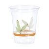 Bare Eco-Forward RPET Cold Cups, 12 oz to 14 oz, Leaf Design, Clear, Squat, 50/Pack1