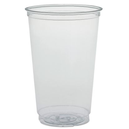 Ultra Clear PETE Cold Cups, 20 oz, Clear, Individually Wrapped, 50/Sleeve, 20 Sleeves/Carton1