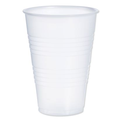 High-Impact Polystyrene Cold Cups, 14 oz, Translucent, 50 Cups/Sleeve. 20 Sleeves/Carton1