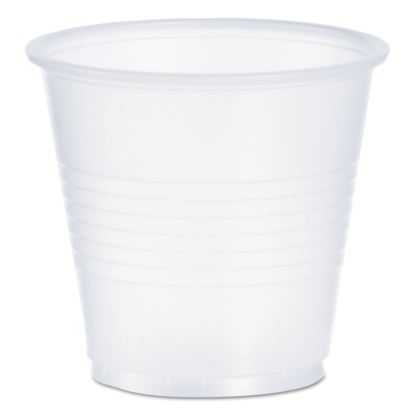 High-Impact Polystyrene Cold Cups, 3.5 oz, Translucent, 100/Pack1