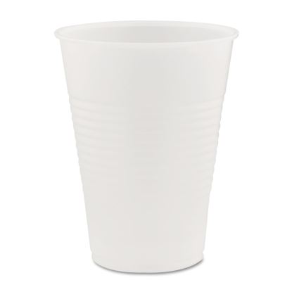 High-Impact Polystyrene Cold Cups, 9 oz, Translucent, 100 Cups/Sleeve, 25 Sleeves/Carton1