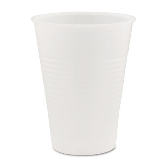 High-Impact Polystyrene Cold Cups, 9 oz, Translucent, 100 Cups/Sleeve, 25 Sleeves/Carton1