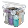 Stackable Caddy Organizer, Small, Plastic, 4.33 x 4 x 4.38, White2