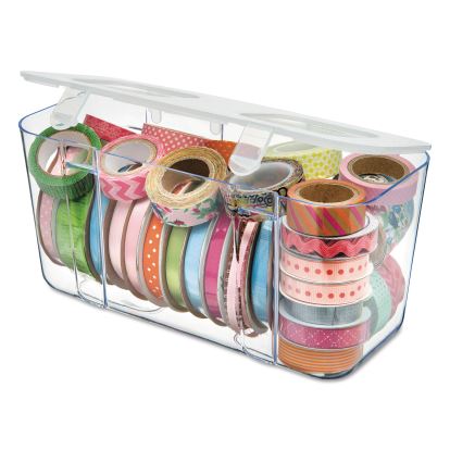Stackable Caddy Organizer Containers, Medium, Clear1