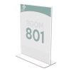 Superior Image Double Sided Sign Holder, 8.5 x 11 Insert, Clear2
