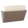 Unbreakable DocuPocket Wall File, Letter, 14 1/2 x 3 x 6 1/2, Smoke1