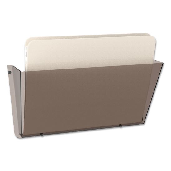 Unbreakable DocuPocket Wall File, Letter Size, 14.5" x 3" x 6.5", Smoke1