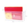 Unbreakable DocuPocket Wall File, Legal Size, 17.5"  x 3" x 6.5", Clear2