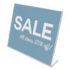 Classic Image Slanted Sign Holder, Landscaped, 11 x 8.5 Insert, Clear2