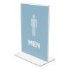 Classic Image Double-Sided Sign Holder, 5 x 7 Insert, Clear2