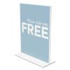 Classic Image Double-Sided Sign Holder, 8.5 x 11 Insert, Clear2