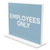 Classic Image Double-Sided Sign Holder, 11 x 8.5 Insert, Clear2