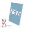 Classic Image Slanted Sign Holder, Portrait, 8.5 x 11 Insert, Clear1