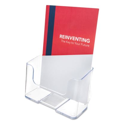 DocuHolder for Countertop/Wall-Mount, Booklet Size, 6.5w x 3.75d x 7.75h, Clear1