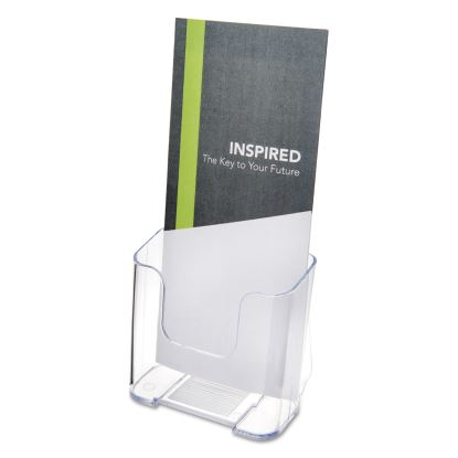 DocuHolder for Countertop/Wall-Mount, Leaflet Size, 4.25w x 3.25d x 7.75h, Clear1