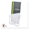 DocuHolder for Countertop/Wall-Mount, Leaflet Size, 4.25w x 3.25d x 7.75h, Clear2