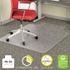 EconoMat Occasional Use Chair Mat for Low Pile Carpet, 45 x 53, Wide Lipped, Clear1